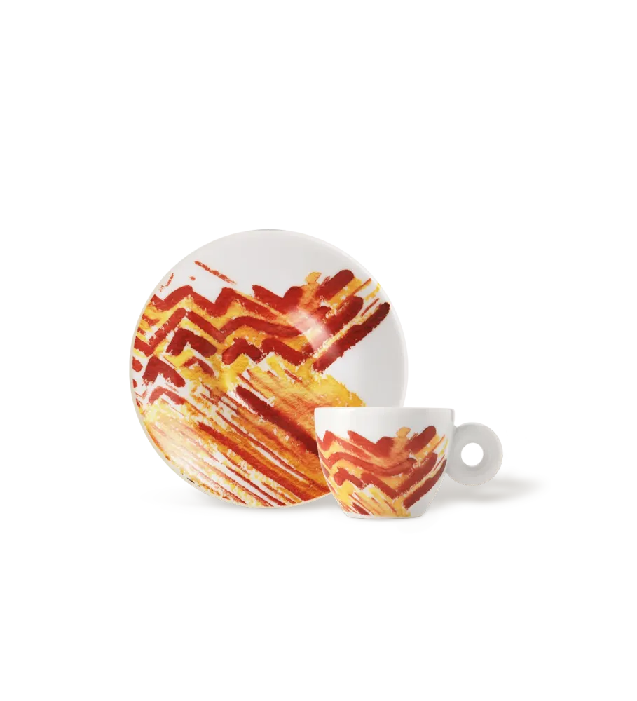 ILLY ART COLLECTION GENESI - SET DI 2 TAZZINE DA ESPRESSO (spedizioni internazionali đ)