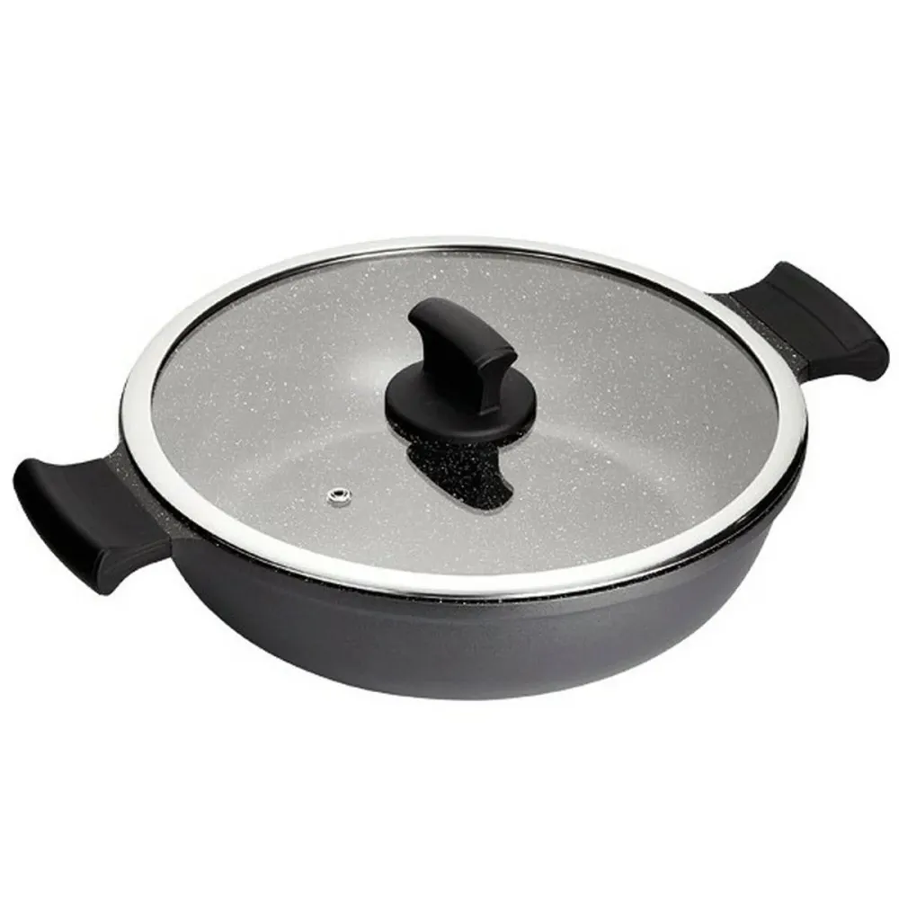Casseruola con coperchio Inoxibar ABSOLUT Nero Ø 28 cm