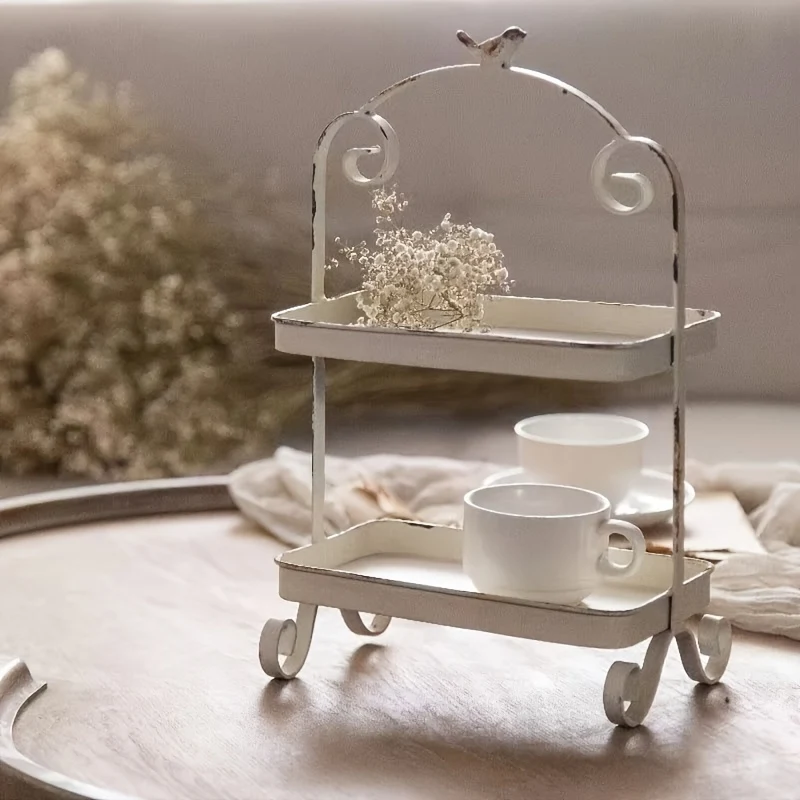 IronTray - Vassoio Classico Ghisa Doppio Strato | Vassoio Vintage per Servire e Decorare