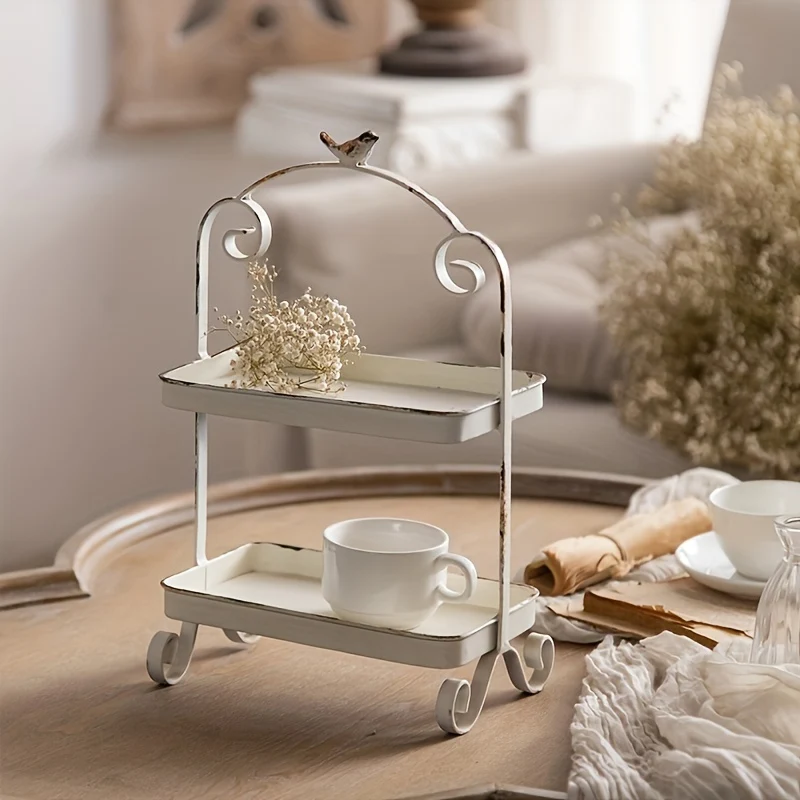 IronTray - Vassoio Classico Ghisa Doppio Strato | Vassoio Vintage per Servire e Decorare