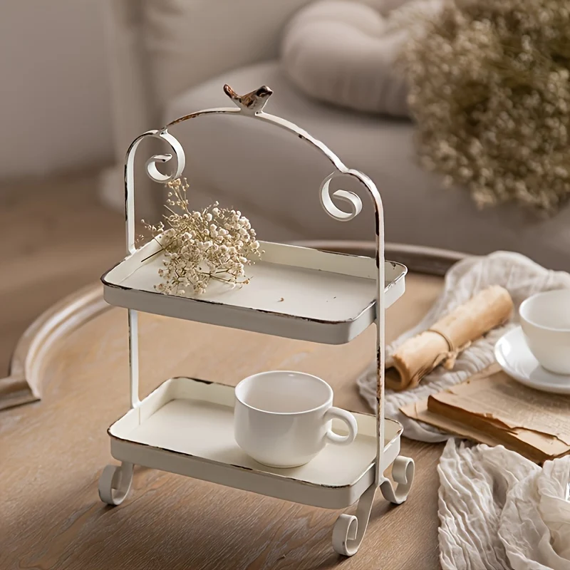 IronTray - Vassoio Classico Ghisa Doppio Strato | Vassoio Vintage per Servire e Decorare