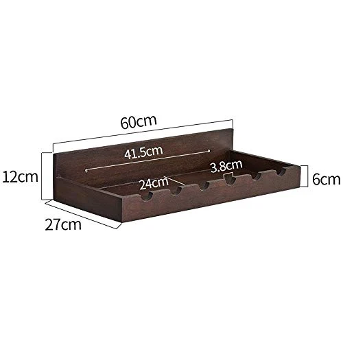 IUYJVR Portabottiglie Legno massello, portabottiglie da Appendere al Muro, portabottiglie semplici e Moderne nel Soggiorno...