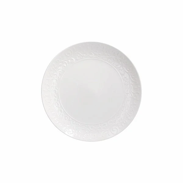 Jasmin Piatto Piano Cm.25 Coupe Bianco