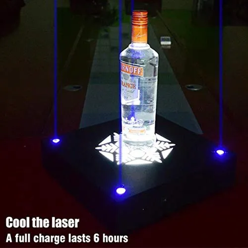 JIJOOJOOK Bottiglia LED Luminoso Vino Base Piatto di Frutta Cuscino Basso Party Bar Forniture Creativo KTV Acrilico Atmosf...