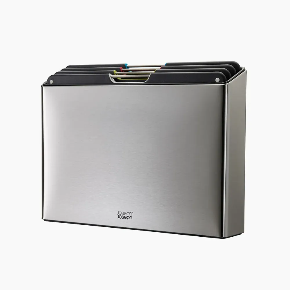 Joseph Joseph Set 4 Taglieri Folio Acciaio Inox