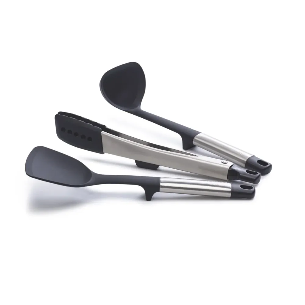 Joseph Joseph Set 3 Utensili da Cucina Fusion Elevate™ Acciaio Inossidabile