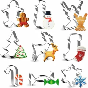 Joyoldlef Set di formine per Biscotti Natale 3D - Formine ...