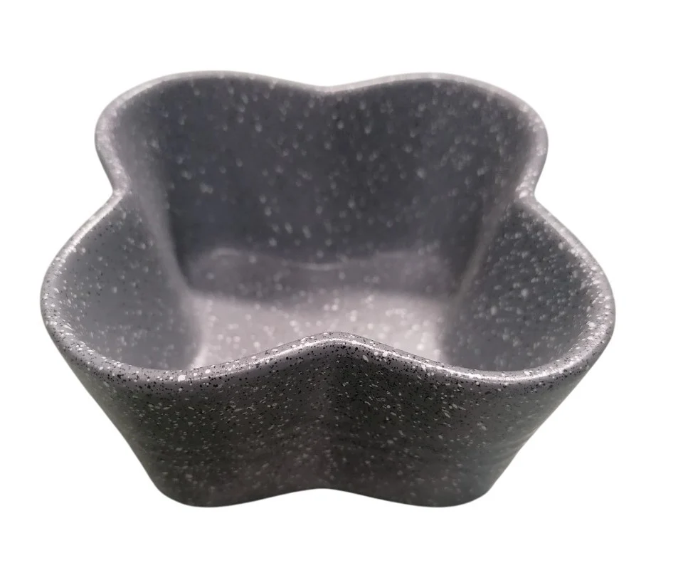 KASANOVA - PIROTTINA FORMA DI QUADRIFOGLIO CERAMICA 9.6X9.6X6.3CM