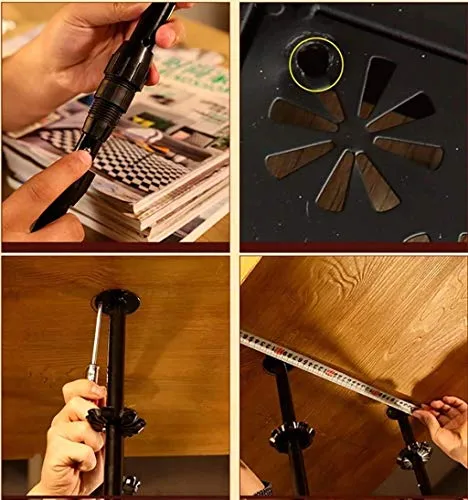 KDMB Portabottiglie da Vino Appeso portabicchieri da Vino Rosso Appeso Testa Giù portabicchieri Facile da installare (Colo...