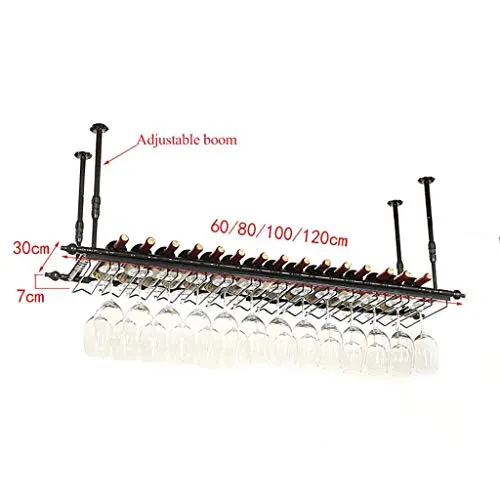 KDMB Portabottiglie da Vino Appeso portabicchieri da Vino Rosso Appeso Testa Giù portabicchieri Creativo Home Bar Appeso s...