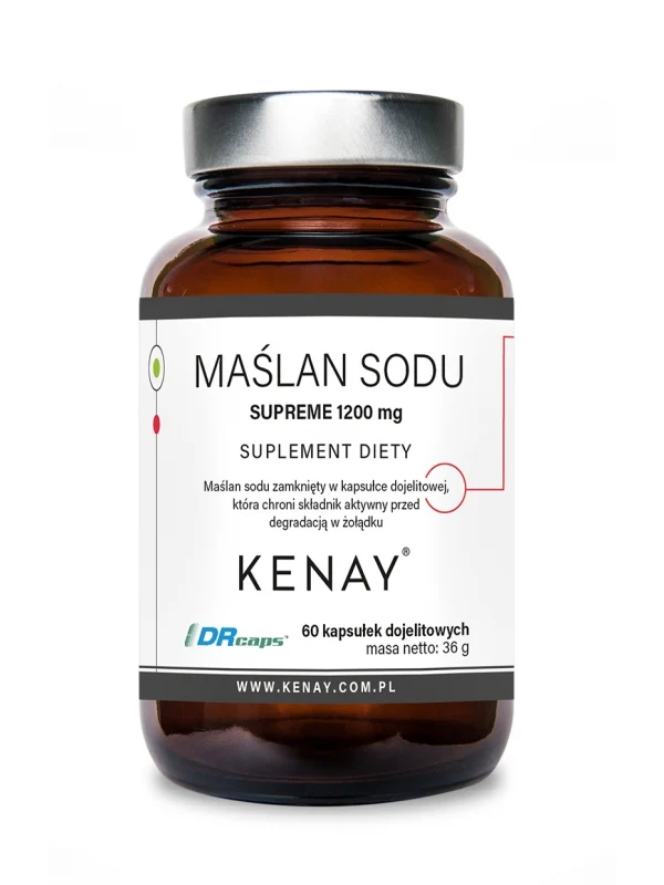 KENAY Natriumbutyrat SUPREME 1200mg 60 capsule.