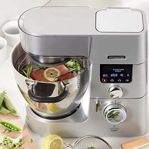 Kenwood Ciotola Speciale per Cooking Chef Gourmet, 6.7 Liters, Acciaio Inossidabile, Silver