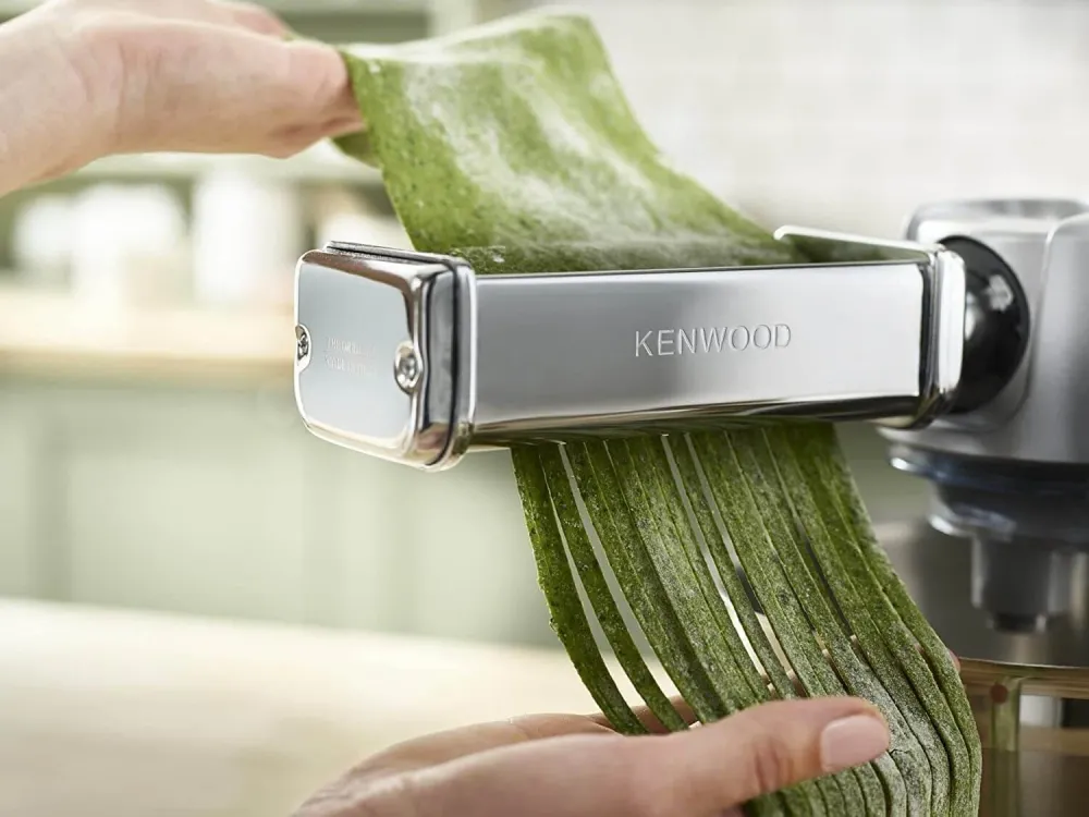 Kenwood Tagliapasta per fettuccine per Impastatrice Planetaria, Acciaio inossidabile, Argento