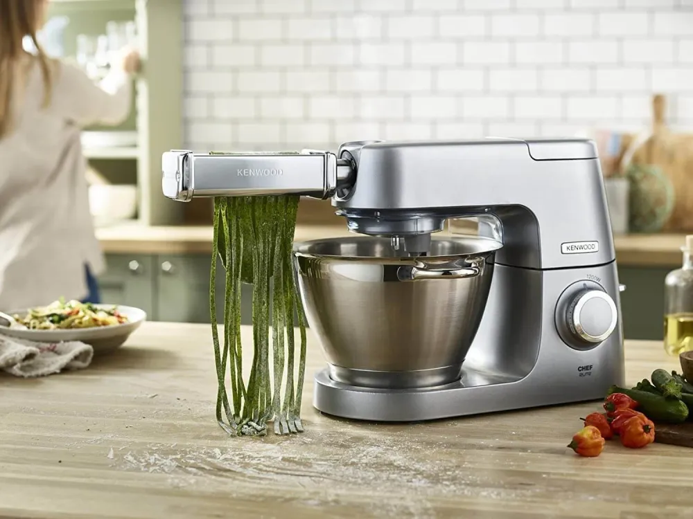 Kenwood Tagliapasta per fettuccine per Impastatrice Planetaria, Acciaio inossidabile, Argento