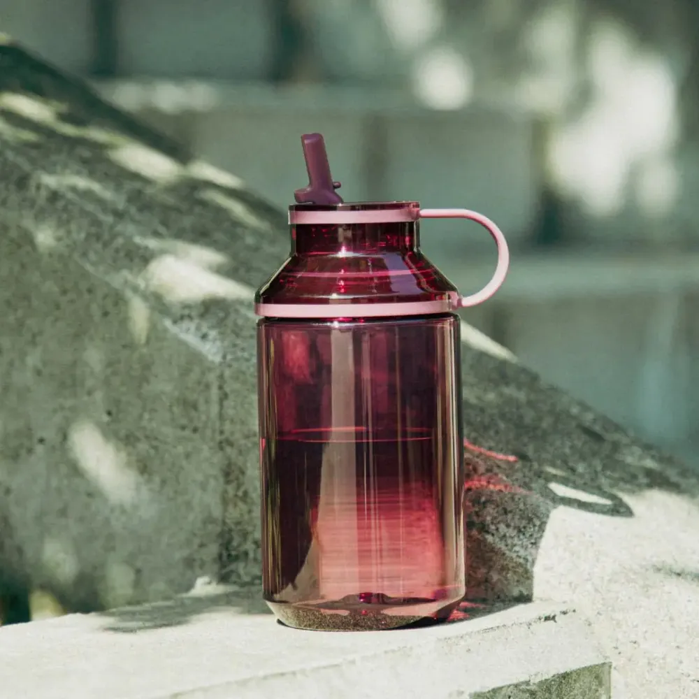 Kinto Bottiglia d'acqua attiva - Magenta 600ml