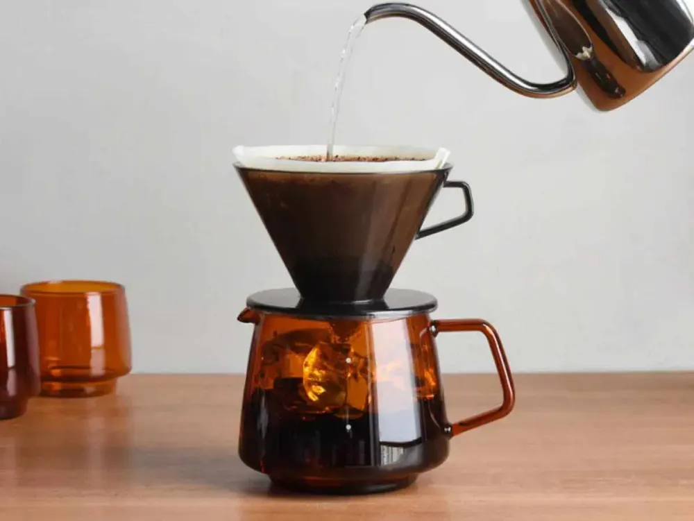Kinto SEPIA Caraffa di vetro ambra - 600 ml