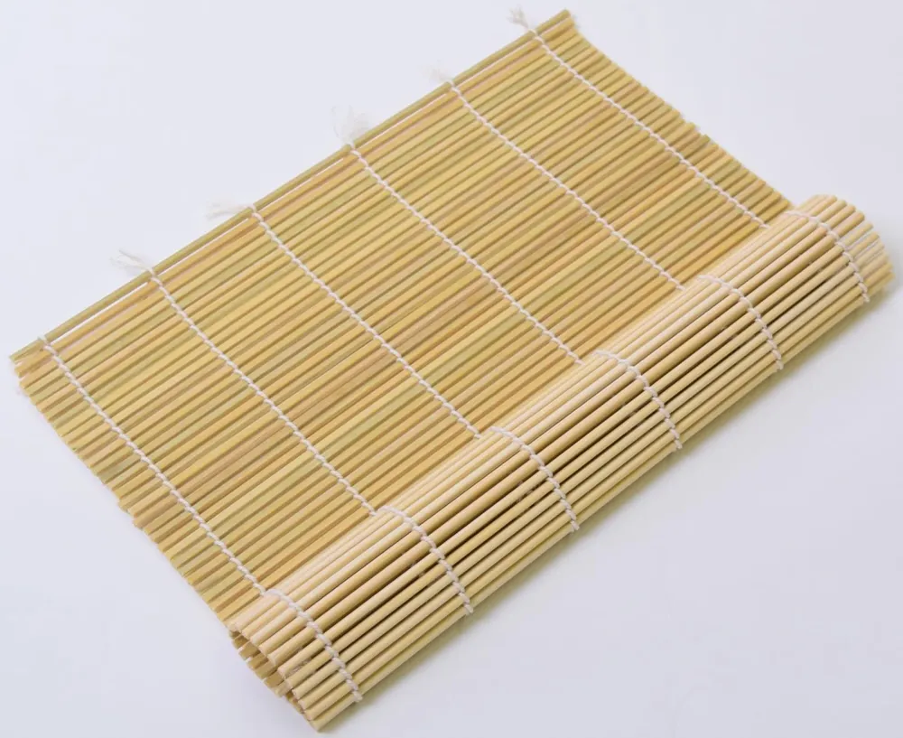 Kiso Craft stuoia sushi bamboo lucidato 27x27 cm Made Japan