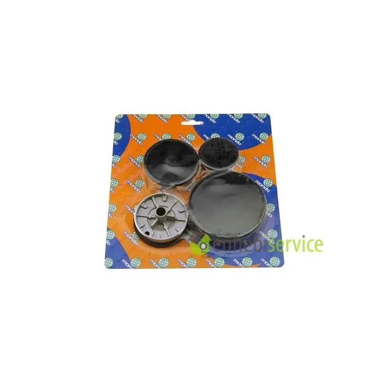 Kit 4pz piattelli + bruciatori piano cottura indesit Rex