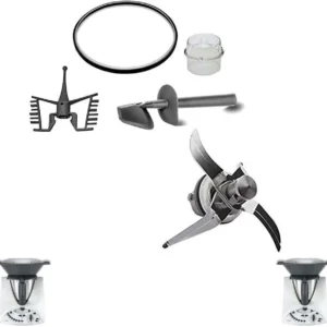 Kit Bimby TM31 Lama Spatola Farfalla Guarnizione Misurino Compatibile