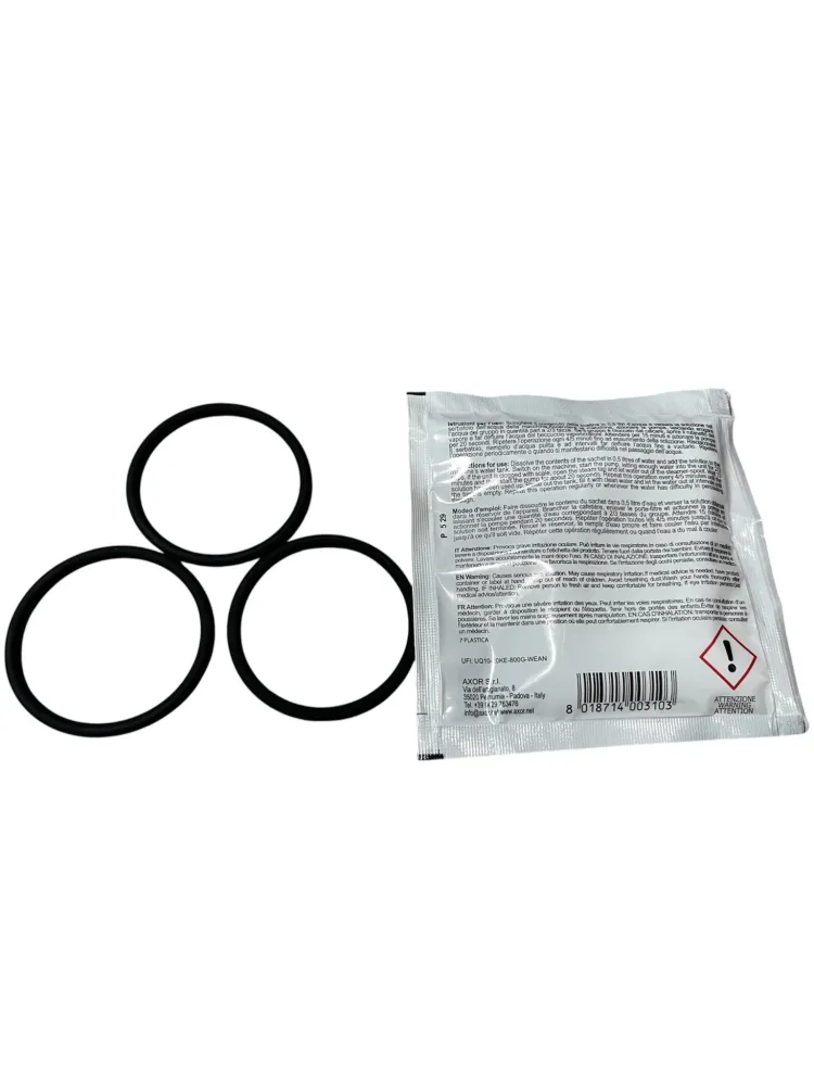 Kit Frog 3 guarnizioni + una bustina di decalcificante
