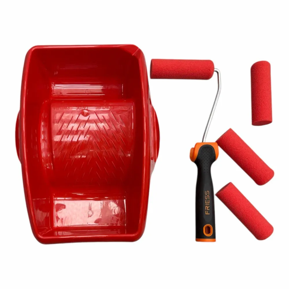 Kit: 1 manico + 4 setole da 11 cm + 1 vaschetta