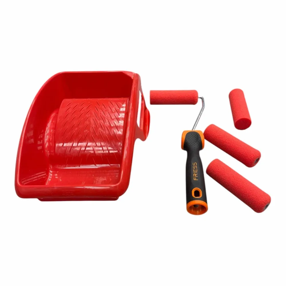 Kit: 1 manico + 4 setole da 11 cm + 1 vaschetta