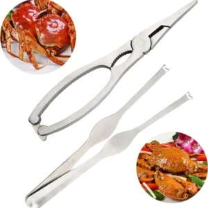 Kit Per Crostacei Pinza Scavino Apri Aragosta Granchio Astice Cucina Casa