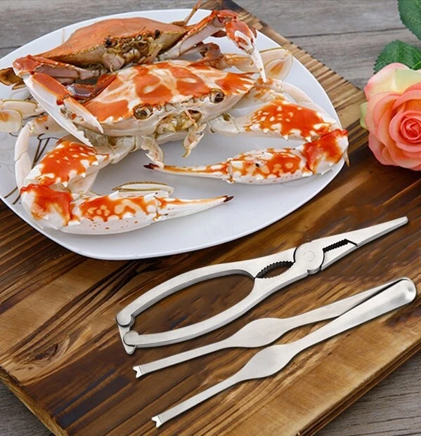 Kit Per Crostacei Pinza Scavino Apri Aragosta Granchio Astice Cucina Casa
