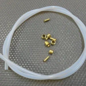 Kit raccorderia professionale per macchine da caffè PTFE tubo 4x6 teflon 1 metro con 5 raccordi
