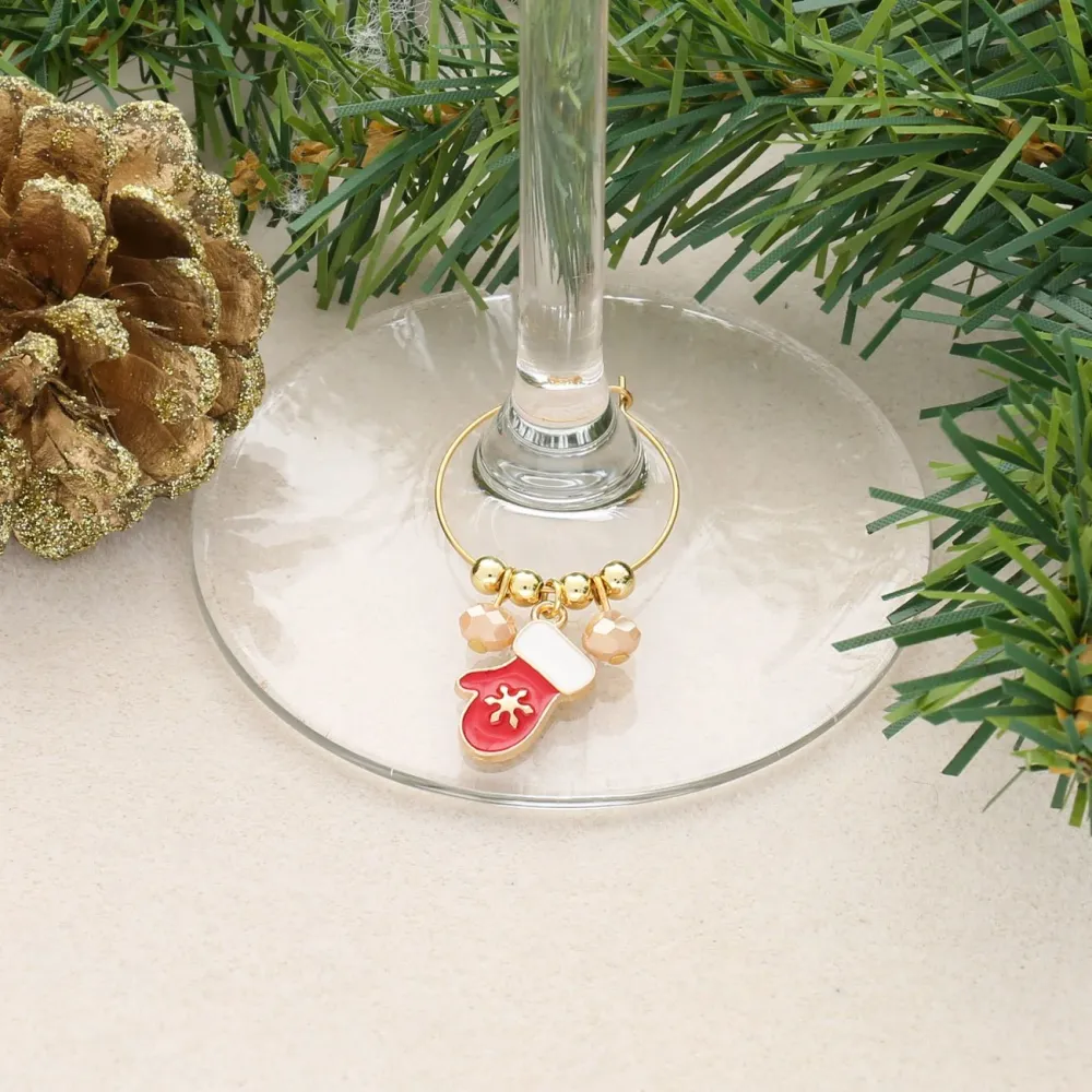 Kit segnabicchieri fai da te - Natale II (7 pezzi)