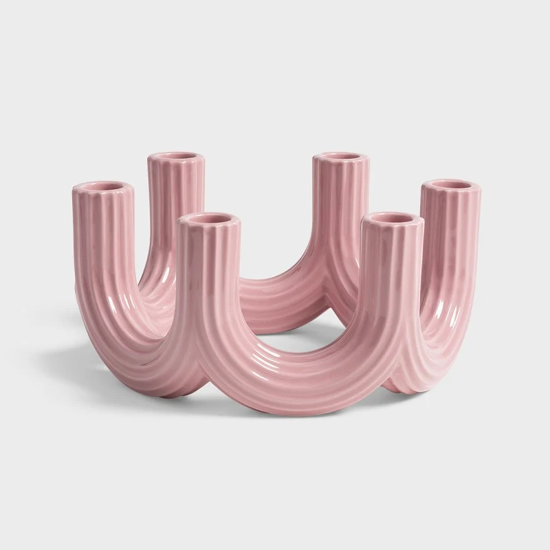 PORTACANDELE - & Klevering, Churros rosa
