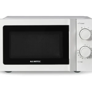 KUMTEL Microonde Bianco 20 Litri 700 W 6 Livelli Potenza Funzione Scongelamento