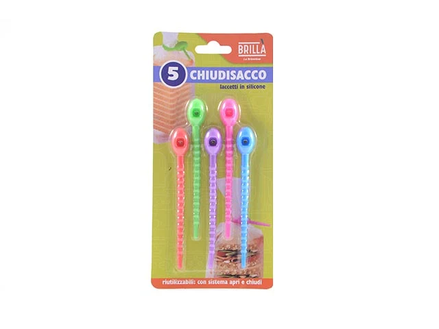 Laccetti chiudisacco 5 pezzi lac05849a