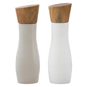 LADELLE Macina sale e pepe Essentials bianco/pietra 19,5 cm
