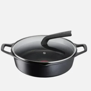 Lagostina Aroma Tegame antiaderente induzione cm 28 alluminio pressofuso con coperchio