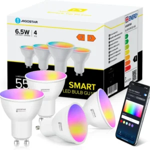 Lampadine Aigostar Smart Alexa GU10 SL2 WIFI LED 6,5 W 555 LM