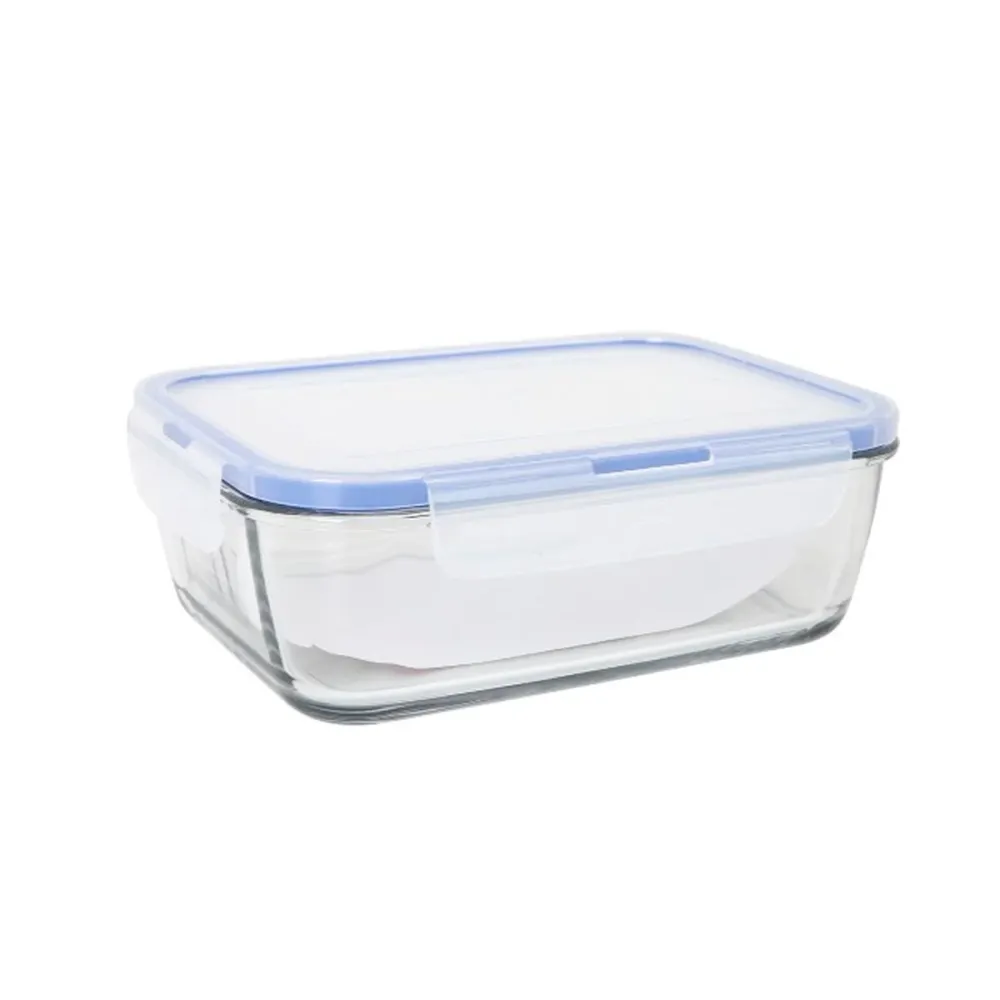 Lancheira Hermética LAV Cinzento Transparente 1,2 L (12 Unidades)