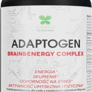 Lanco Nutritions Complesso Adattogeno per Cervello & Energia 60 Capsule