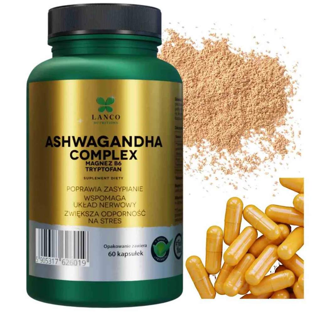 Lanco Nutritions Complesso di Ashwagandha 60 capsule