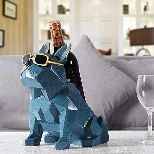 French Bulldog Bottle Rack Modern Semplicità, Decorazioni Per Bottiglie, Arredamento Per La Casa, Arredamento Per La Casa...