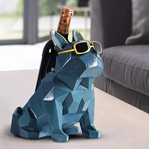 French Bulldog Bottle Rack Modern Semplicità, Decorazioni Per Bottiglie, Arredamento Per La Casa, Arredamento Per La Casa...