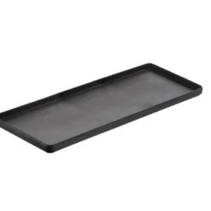 Lanzarote Vassoio Rettangolare Cm.60x20x2,5 Nero