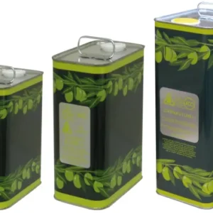LATTINA PER OLIO CON TAPPO lt. 1 - cm. 7x10x17,5 h