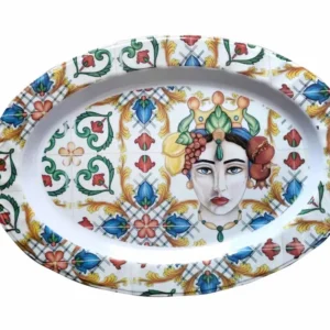 L.caltagirone antipastiera 35cm me-1645-2130