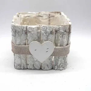 L.corteccia porta pianta 14x17x17cm