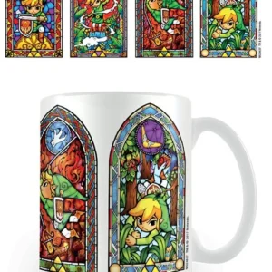 Legend Zelda Mug Stained Glass - tazza mosaico Link