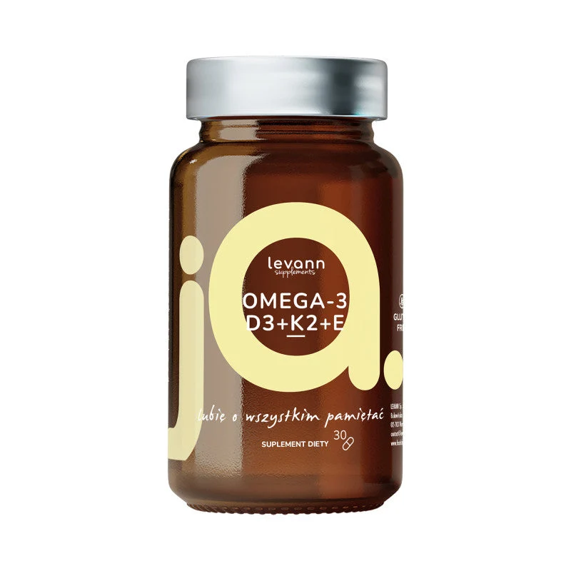 LEVANN “ jA ” SUPPLEMENTS OMEGA3+D3+K2+E Integratore alimentare jA capsule 30 capsule