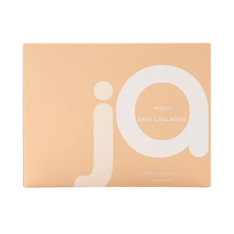 LEVANN “ jA ” SUPPLEMENTS SKIN COLLAGEN Integratore alimentare collagene fragola e rabarbaro 30 bustine
