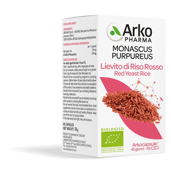 Lievito Riso Rosso 45 Capsule Bio