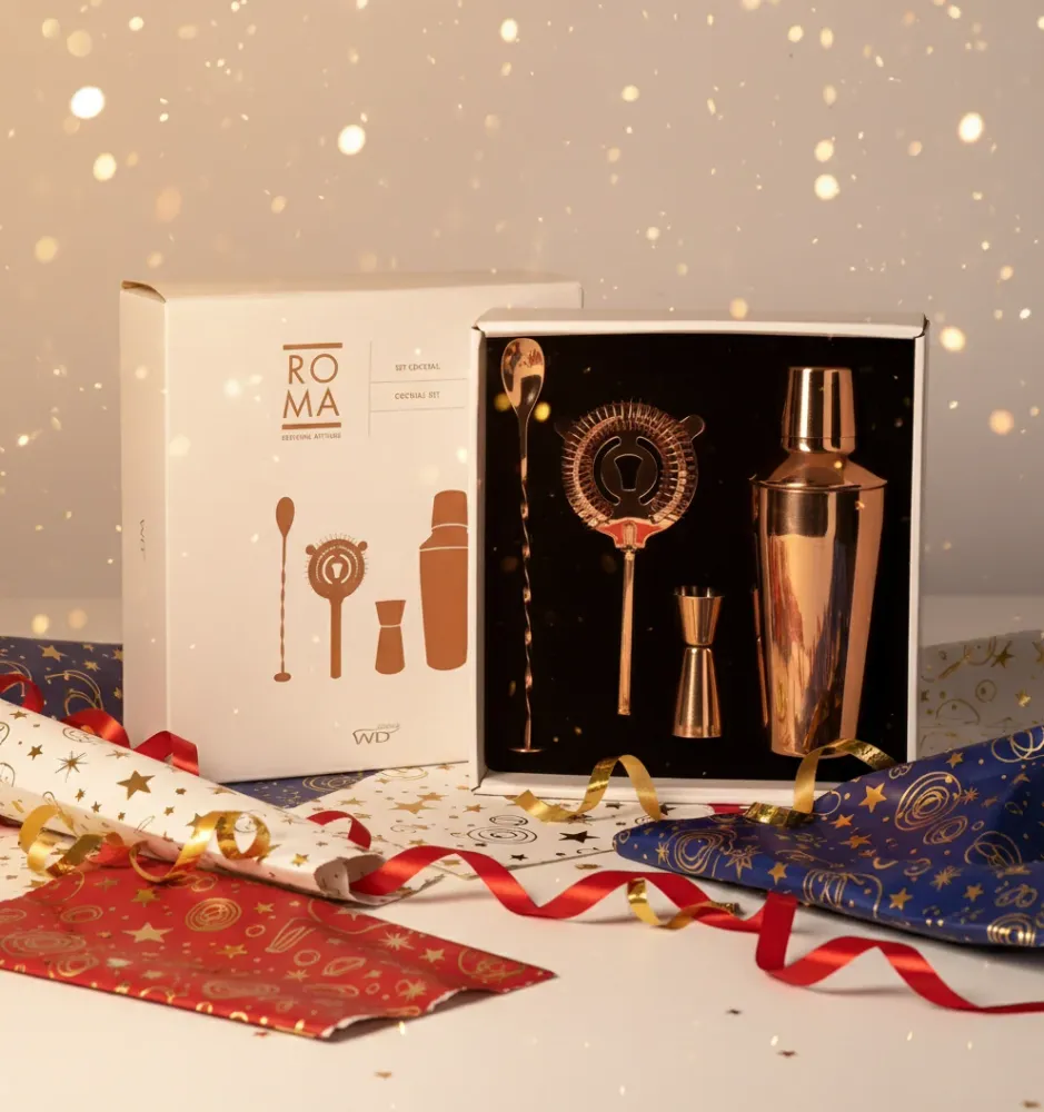 WD Lifestyle - Linea Roma Set Cocktail Acciaio